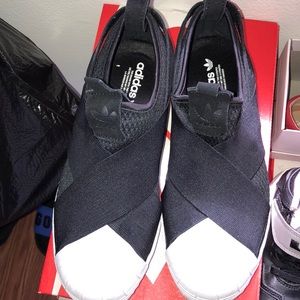 Adidas slip ons